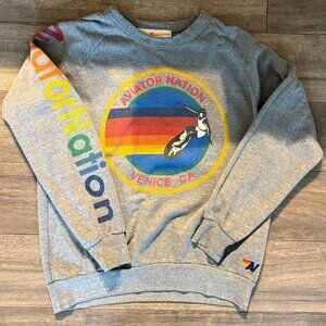 Aviator Nation Relaxed Crew Sweatshirt